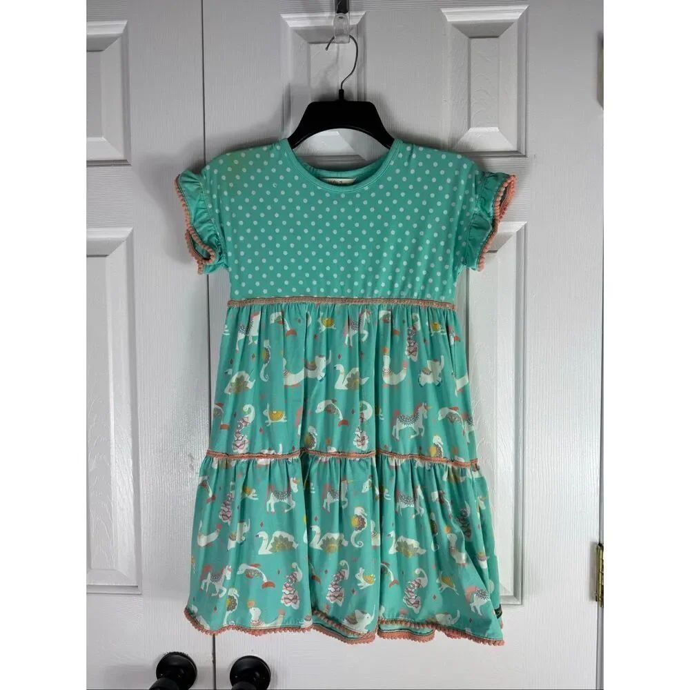 Matilda Jane Girls Dream Chasers Fun at the Circus Dress Size 8